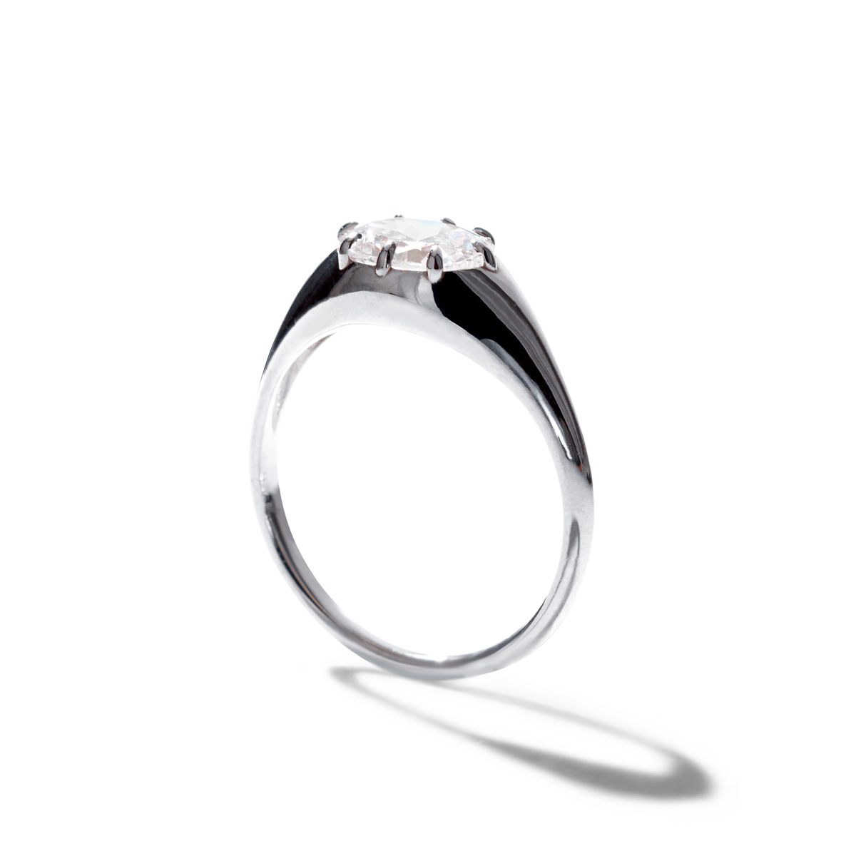 18K White Gold