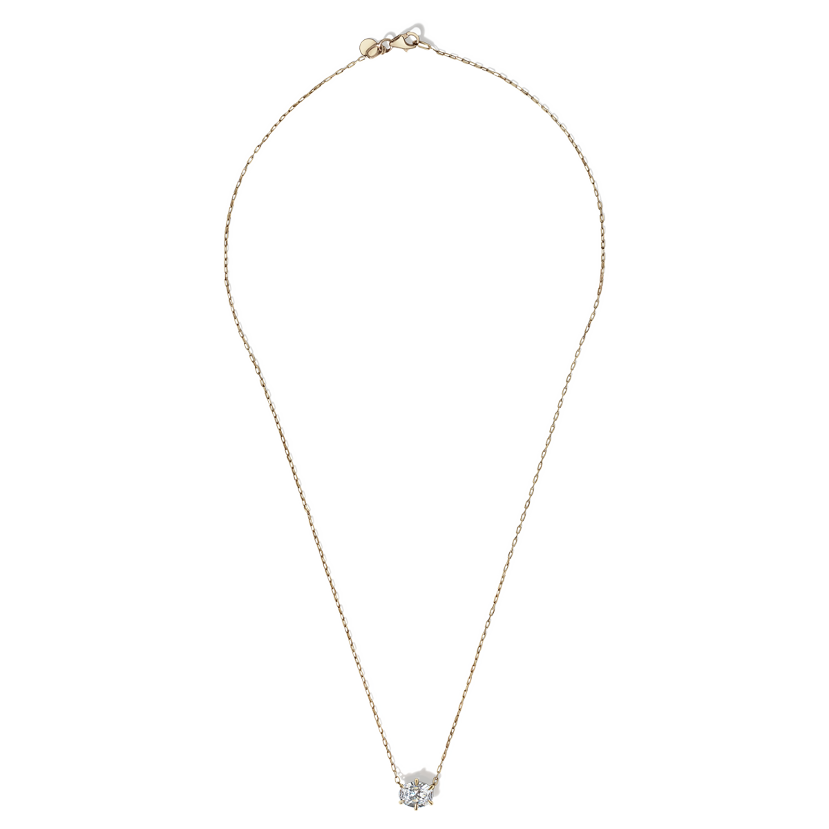 Oval Diamond Pendant/Halsband
