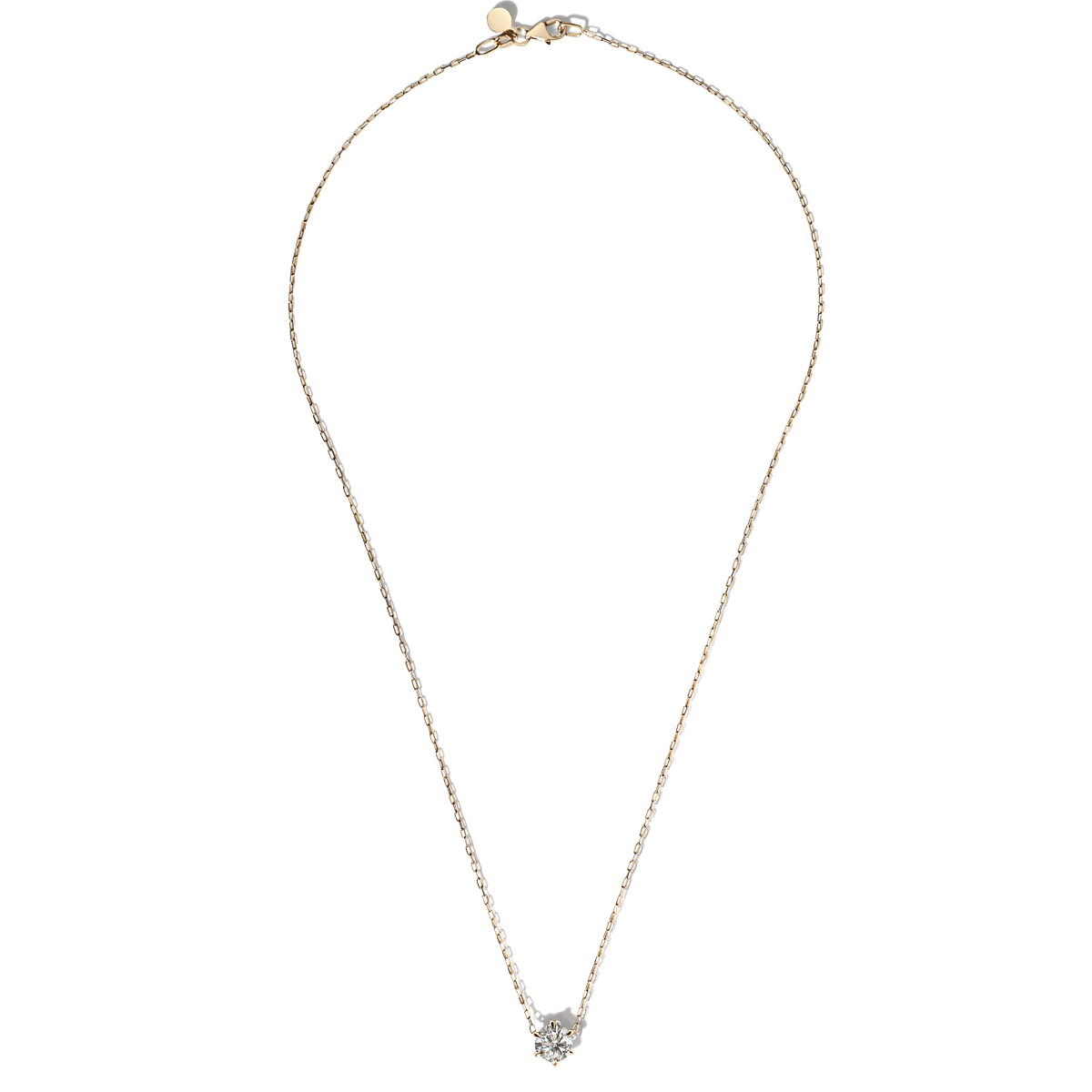 Round Diamond Pendant/Halsband